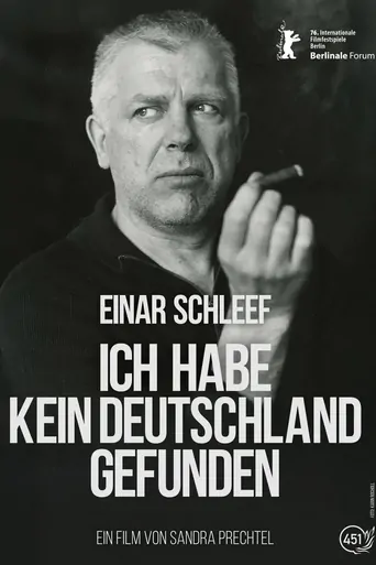 Watch Einar Schleef - Ich habe kein Deutschland gefunden Film